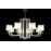 Люстра Crystal Lux NICOLAS SP-PL8 NICKEL/WHITE