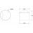 Встраиваемый круглый светильник уличный LED IP65 Maytoni Biscotti O035-L3W3K