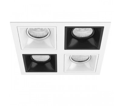 Комплект из светильников и рамки DOMINO Domino Lightstar D54606070607