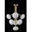 Люстра Crystal Lux ALICIA SP7 GOLD/WHITE