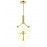 Люстра Crystal Lux ALICIA SP7 GOLD/WHITE