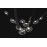 Светильник подвесной Crystal Lux BOSQUE SP7 L3000 BLACK/TRANSPARENT