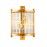 Бра Crystal Lux TADEO AP2 GOLD/TRANSPARENTE