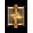 Бра Crystal Lux TADEO AP2 GOLD/TRANSPARENTE