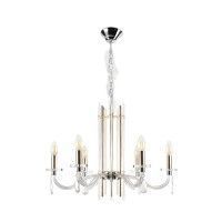 Люстра Crystal Lux AURELIO SP6 GOLD+CHROME/TRANSPARENT