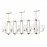 Люстры Crystal Lux NICOLAS SP12 L1600 GOLD/WHITE