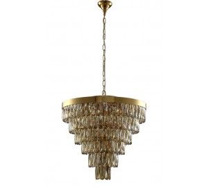 Люстра Crystal Lux ABIGAIL SP-PL15 D620 GOLD/AMBER