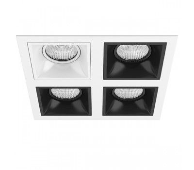 Комплект из светильников и рамки DOMINO Domino Lightstar D54606070707