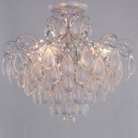 Светильник потолочный Crystal Lux SEVILIA PL4 SILVER