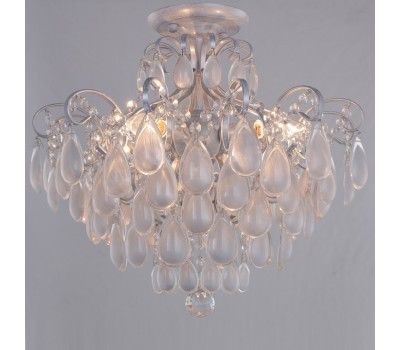 Светильник потолочный Crystal Lux SEVILIA PL4 SILVER