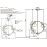 Люстра Crystal Lux AGATA SP15 V2 BLACK/TRANSPARENTE