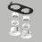 Комплект со светильником Domino Lightstar D6570606WMOD