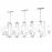 Люстра Crystal Lux NICOLAS SP12 L1600 NICKEL/WHITE