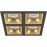 Комплект из светильников и рамки DOMINO Domino Lightstar D54703030303