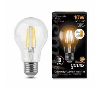 Лампочка светодиодная филаментная Filament 102802110-S