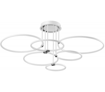 Люстра потолочная Lumion Ursula 5282/99CL LEDIO белый, хром LED 156W 9899Лм 3000-6000K с пультом ДУ 220V