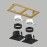 Комплект со светильником Domino Lightstar D5230707BMOD