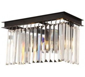 Бра 1920s Odeon KR0387W-2A black/clear