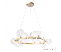Люстра Crystal Lux AGATA SP15 V2 GOLD/TRANSPARENTE