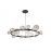 Люстра Crystal Lux AGATA SP24 V2 BLACK/TRANSPARENTE