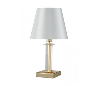 Настольная лампа Crystal Lux NICOLAS LG1 GOLD/WHITE