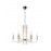 Люстра Crystal Lux AURELIO SP6 GOLD+CHROME/TRANSPARENT