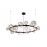 Люстра Crystal Lux AGATA SP24 V2 BLACK/TRANSPARENTE