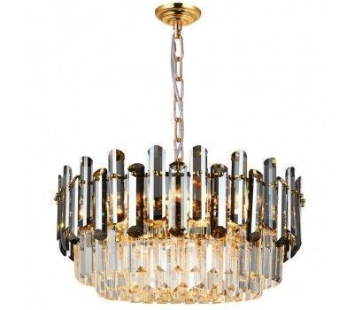 Подвесная люстра хрустальная NUBIAN 81438/8C GOLD PLATED