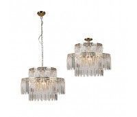 Люстра 2 в 1 подвесная/потолочная хрустальная Salto 1971-9U