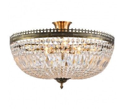 Потолочная люстра хрустальная ROCOCO 81406/8C ANTIQUE