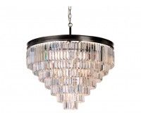 Подвесная люстра 31118/S black+gold