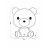 Интерьерная настольная лампа Dodo Bear 71590/03/31