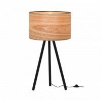 Интерьерная настольная лампа на треноге с выключателем Nordic 1700-TBK+SW