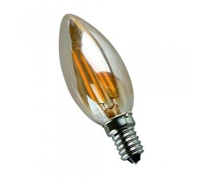 E14-5W-3000K Лампа LED (Свеча золото Филамент)