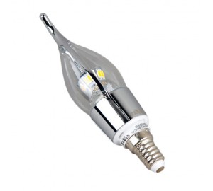 E14-5W-3000K-DimQ100A Лампа LED (св. на ветру хром диммируется)