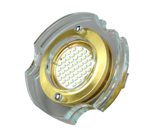 40264-MR16-5.3-Cl-Gl Светильник точечный прозрачный-золотой