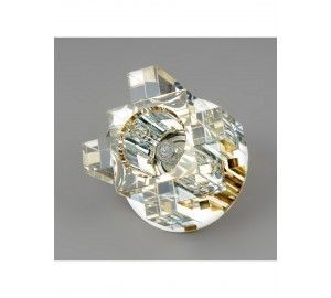 1037-G9-Cl-Gl Светильник точечный прозрачный-золото