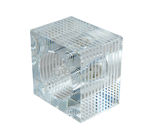 40261A-GY-5.3-Cl-Ch Светильник точечный прозрачный-хром