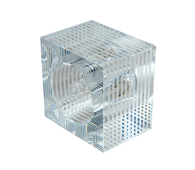 40261A-GY-5.3-Cl-Ch Светильник точечный прозрачный-хром